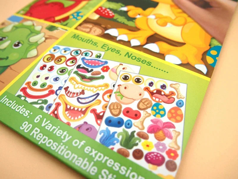 Colorful children's activity sticker books UAE featuring vibrant stickers and engaging activities for creative play
